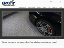 Tablet Screenshot of epoxygarageguy.com